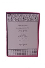 American Crafts Wedding Invitations Black White Modern Hearts 5″ X 7″ 25 NEW