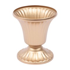 10 Pcs Trumpet Gold Metal Vases Wedding Party Centerpieces Retro Decor Vase