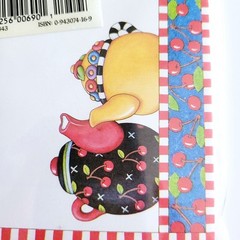 Vintage 90s Cherry Teapot, Tea Party Invitations (8) Mary Engelbreit, 1993 – New