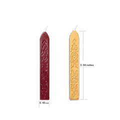 12 Pieces Sealing Wax Sticks with Wicks for Letter Seal Wax Stamp,Wedding Invita