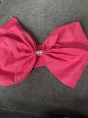 10 Pcs Fuchsia Spandex Chair Sashes Bows for Wedding Reception- Universal Cha…