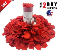 5000 × Red Artificial Fake Rose Petals Wedding Romantic Event Party Decor USA