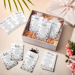 100 Set Wedding Favors for Guests Bulk Include 100 Pcs Self Adhesive Seed Packet