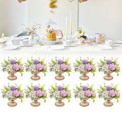 10 Pcs Metal Planter Elegant Wedding Centerpieces Vase for Wedding Party Decor
