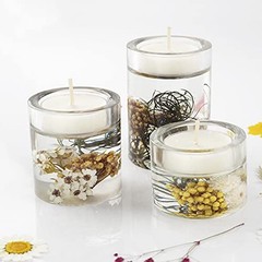 Candle Holder Resin Molds, Set of 3 Cylindrical Tealight Cylindrical Shape