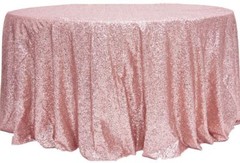 5 pack 120″ Round Sequin Sparkly Design Shiny Tablecloth Table Cover 4 COLORS