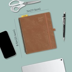 2026-2027 Academic Weekly Planner, 7″ x 8.5″ Calendar from July 2026 to June