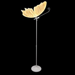 Set Of 2 Freestanding 110V Wedding Creative Butterfly Shape LED Floor Lamps Kit