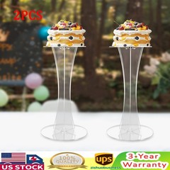 Acrylic Flower Freestanding Display Stand Clear Vase Stand Party Events 60cm USA