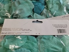 NOS Darice Victoria Lynn Rose Petals 100/Pkg Teal 6 Pkg Lot