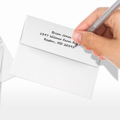 LUXPaper A2 Invitation Envelopes | 50 Qty., Envelope, 60lb. Bright White