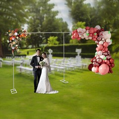 Iron Balloon Arch Stand Wedding Arch Backdrop Stand Arches for Ceremony