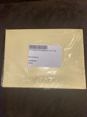 LUX A7 Invitation Envelopes 5 ¼ x 7 ¼ – Blonde Metallic 50 Qty with self seal