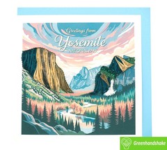 Greetings from Yosemite, Quilling Card 3D – Unique Dedicated Handmade, Design…