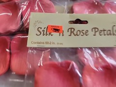 Vintage Beistle Silk ‘n Rose Petals Coral Pink 60-2″ Per Package #540