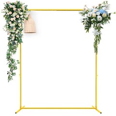 6.6×5.2FT Rectangle Backdrop Stand Arch Frame for Wedding Party Decoration