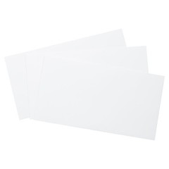 LUXPaper Photo Greeting Invitation Envelopes | 4 3/8″ x 8 1/4″ 50 Qty, White