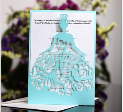 10PCS Laser Cut Party Invitations Sweet 16, Wedding, Quinceanera Party Card