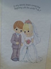 Precious Moments Wedding Album Hallmark Stories w/8 Sealed Pages 2001