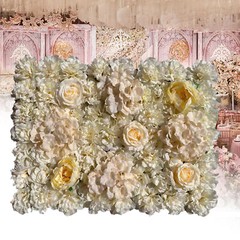6 Pack Artificial Silk Flower Wall Panels Wedding Photography Party Venue Decor