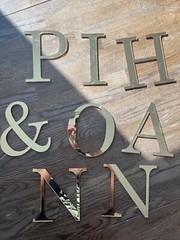 Wedding Welcome Sign Acrylic Mirror Glass Letters – Decor, Signage,