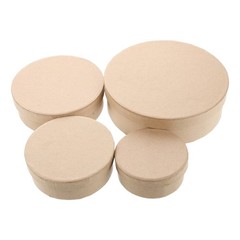 4 Pcs Cardboard Bracelet Boxes Small Paper Packaging Empty Decorative Keepsake