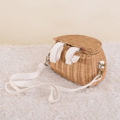 Basket with Lid Toy Container for Children Boys Girls Shoulder Bag