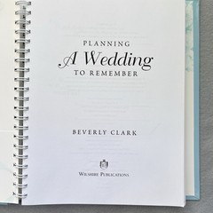 Vintage 2002 Beverly Clark Wedding Planner Book Organizer Bridal Shower Gift