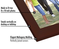 Americanflat Hinged 8×10 Picture Frame with Shatter-Resistant Glass – Double …
