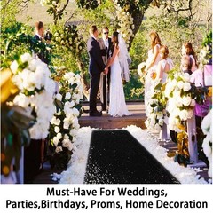 Shinybeauty Aisle Runner Outdoor Wedding Aisle Runner For Wedding Sequin Aisle