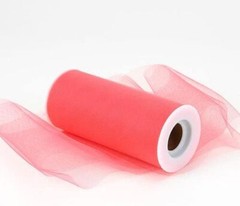 75 feet of 6 inch Tulle Fabric 25 Yd Roll Spool Wedding Bow Decoration