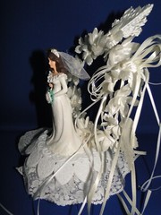 New Wilton Designer Series Love’s Delight Wedding Cake Top, black tux #101-1786