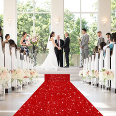 Sequin Aisle Runner 2X15Ft Sparkly Wedding Party Carpet