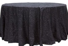 5 pack 120″ Round Sequin Sparkly Design Shiny Tablecloth Table Cover 4 COLORS
