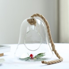 CLEAR 9″ tall Glass Bell Floating Terrarium Wedding Party Gifts Home Decorations