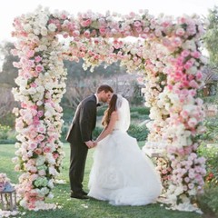 Large Wedding Chuppah Canopy Arch Outdoor Wedding Arbor Garden Flowers Gate Door