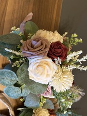 Floral Flower Bouquet For bride And Two Bridesmaids 3 PCs