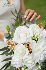 Luxurious Silk Flower Bouquet for Weddings – Versatile Decor for Special Events