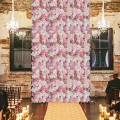 Artificial Flower Wall Backdrop 12*Flower Walls For Photo Background Wedding