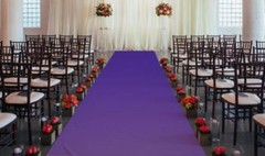 25 ft Satin Aisle Runner 60″ wide 100% Seamless Fabric Wedding 20 Colors