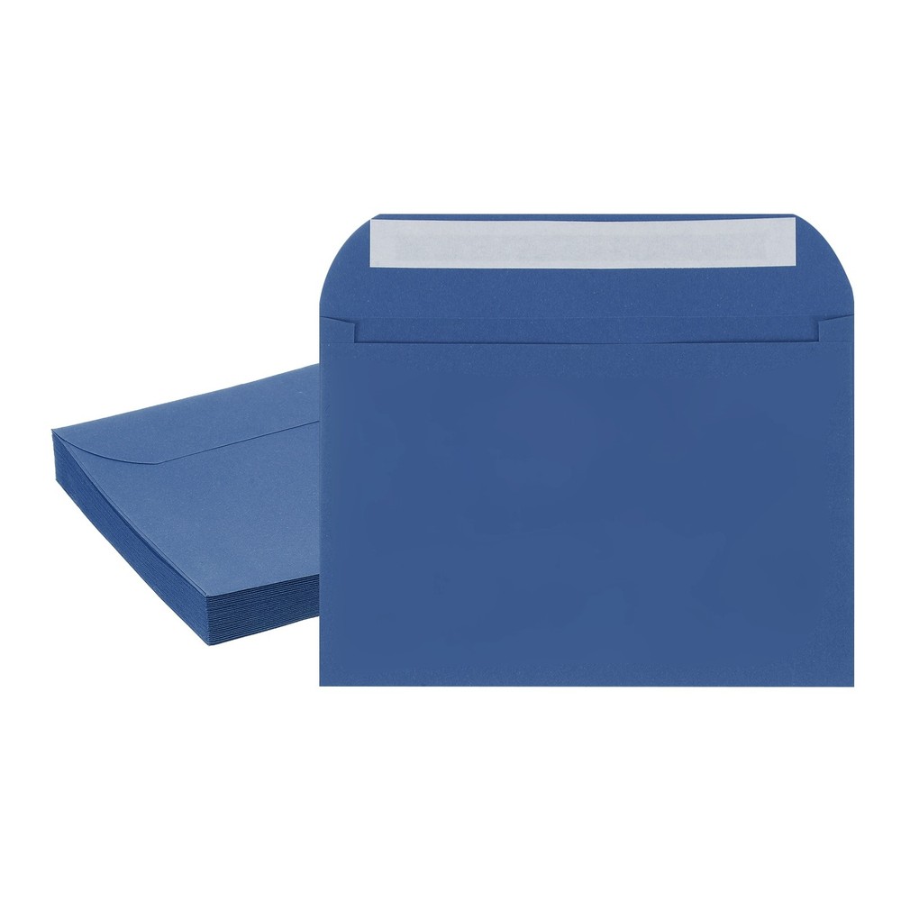 20pcs A7 Self Sealing Envelopes 7.8×5.5 Inch Navy Blue Invitation