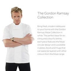 Royal Doulton Gordon Ramsay Maze Plate 8.7In Denim Line Set Of 4 1065480