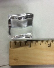 Clear Crystal Like ICE CUBES Decorations 3 /4 & 1inch Cube -100 Pieces Assorted
