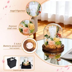 Birthday Gifts for 40 50 60th Women Fresh Flowers Small, Champagne