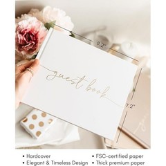 Elegant Wedding Guestbook Polaroid Keepsake Durable Eco-Friendly Signature Book