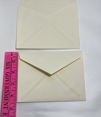 A2 Invitation Envelopes, 4-3/8″ x 5-3/4″, Ivory, 100 Count, Simpson