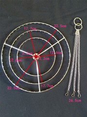 1Pcs Round Hanger Centerpiece Hanging Frame Chandelier Wedding Christmas Party