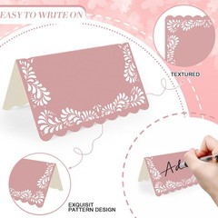 150 PCS Pink Mexicana Wedding Name Place Cards 2×3.5 Inch Cielito Lindo Tent
