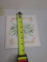 1-25 Double Sided Table Number for Wedding Reception, Anniversary, Baby Shower