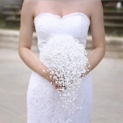Wedding Handmade Bouquet Handmade Bridal Bouquet Beauty Pearl Flower Party Bouqu